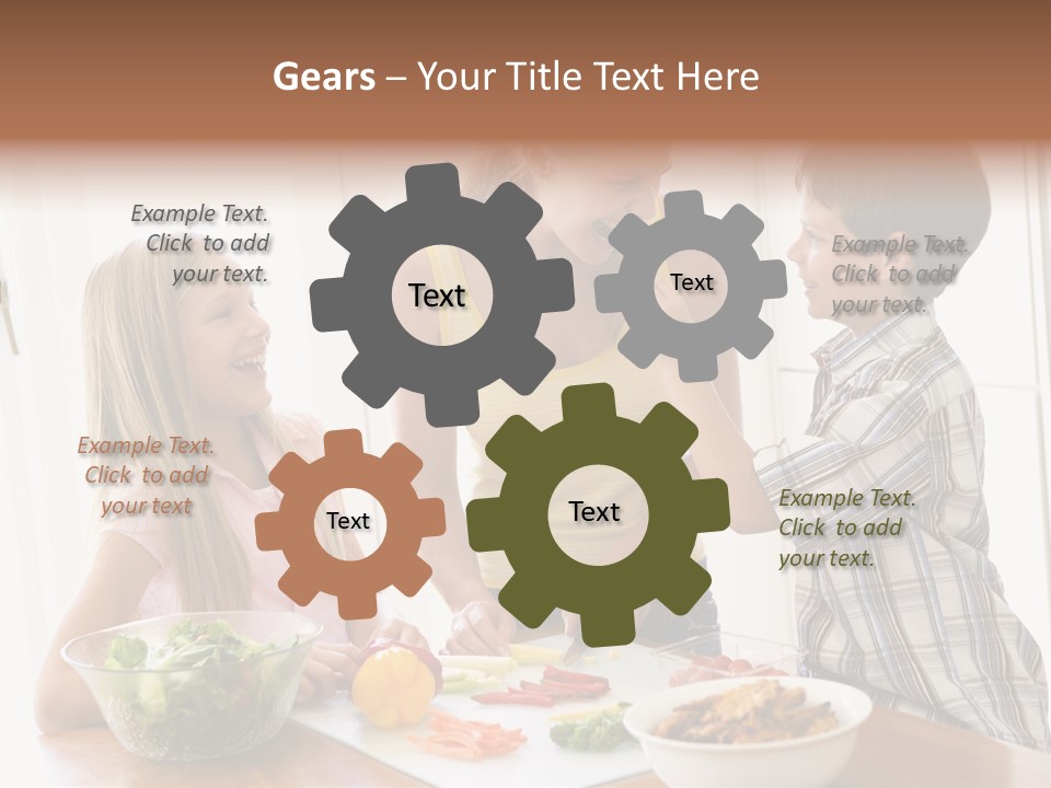 Enjoying Year Image PowerPoint Template