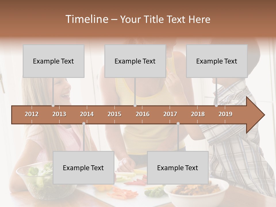 Enjoying Year Image PowerPoint Template