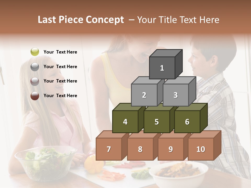 Enjoying Year Image PowerPoint Template