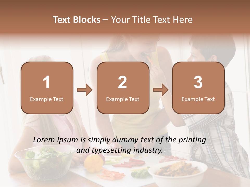 Enjoying Year Image PowerPoint Template