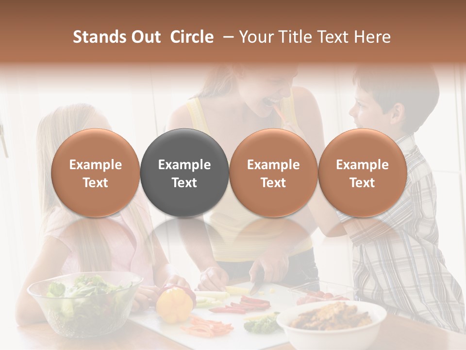 Enjoying Year Image PowerPoint Template