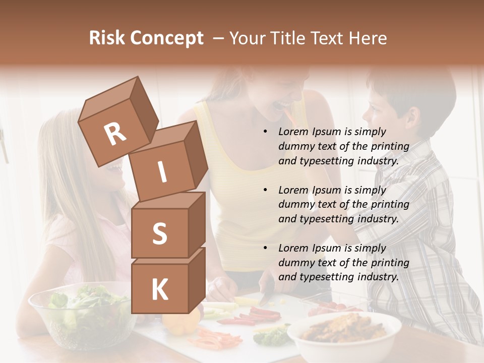 Enjoying Year Image PowerPoint Template