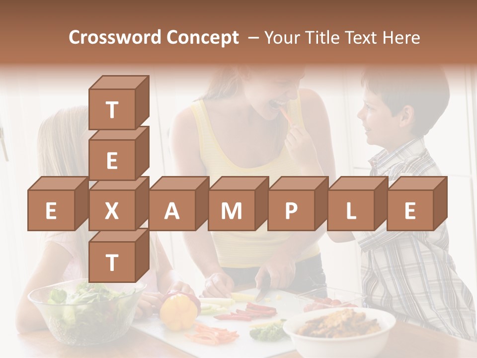 Enjoying Year Image PowerPoint Template