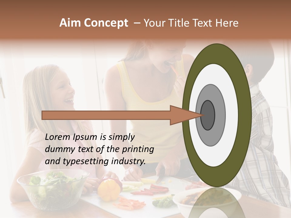 Enjoying Year Image PowerPoint Template