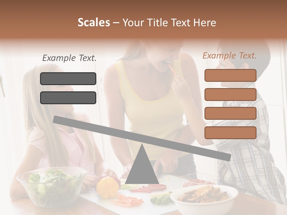 Enjoying Year Image PowerPoint Template