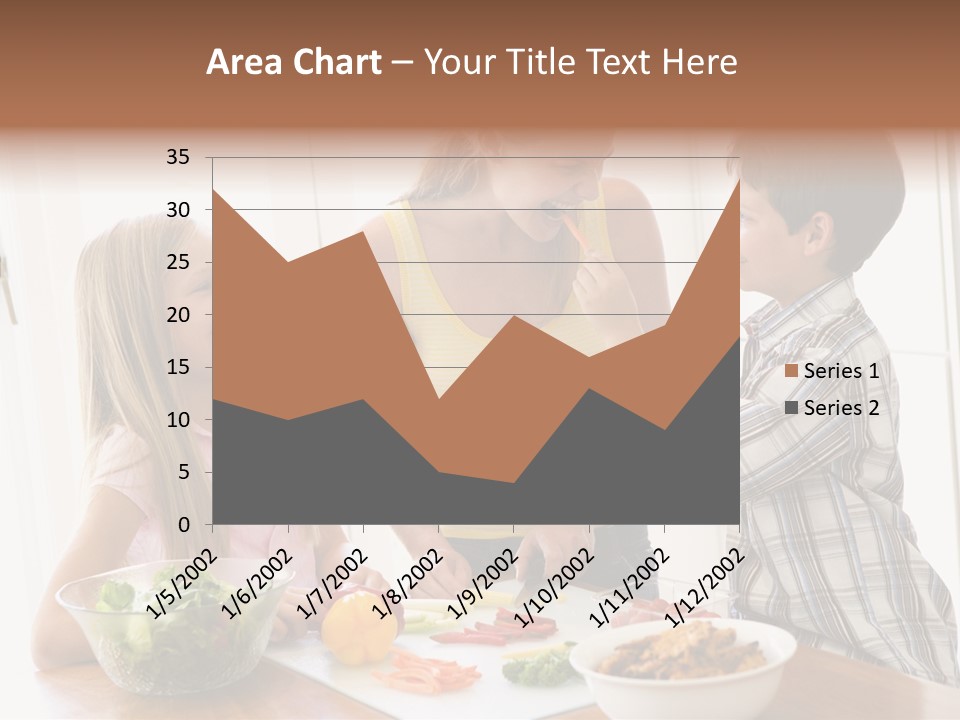 Enjoying Year Image PowerPoint Template