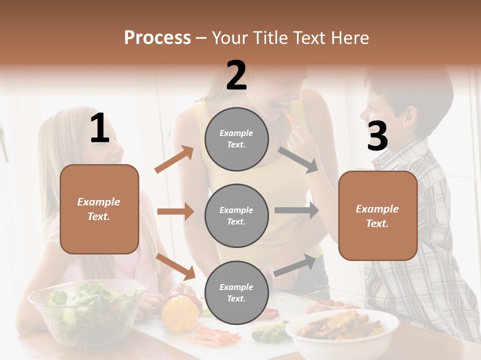 Enjoying Year Image PowerPoint Template