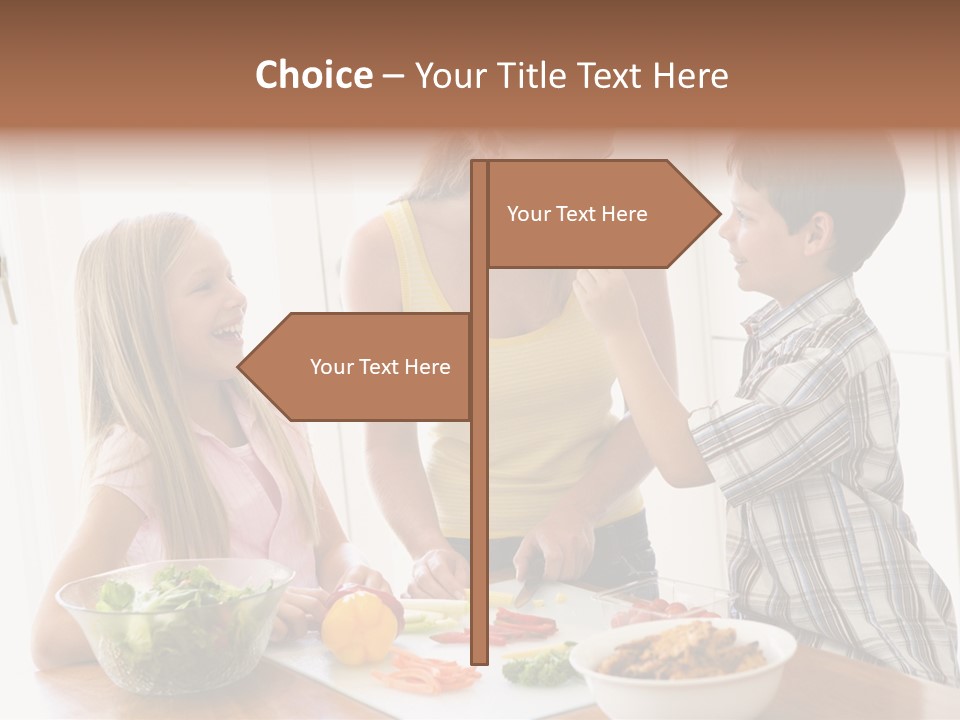 Enjoying Year Image PowerPoint Template