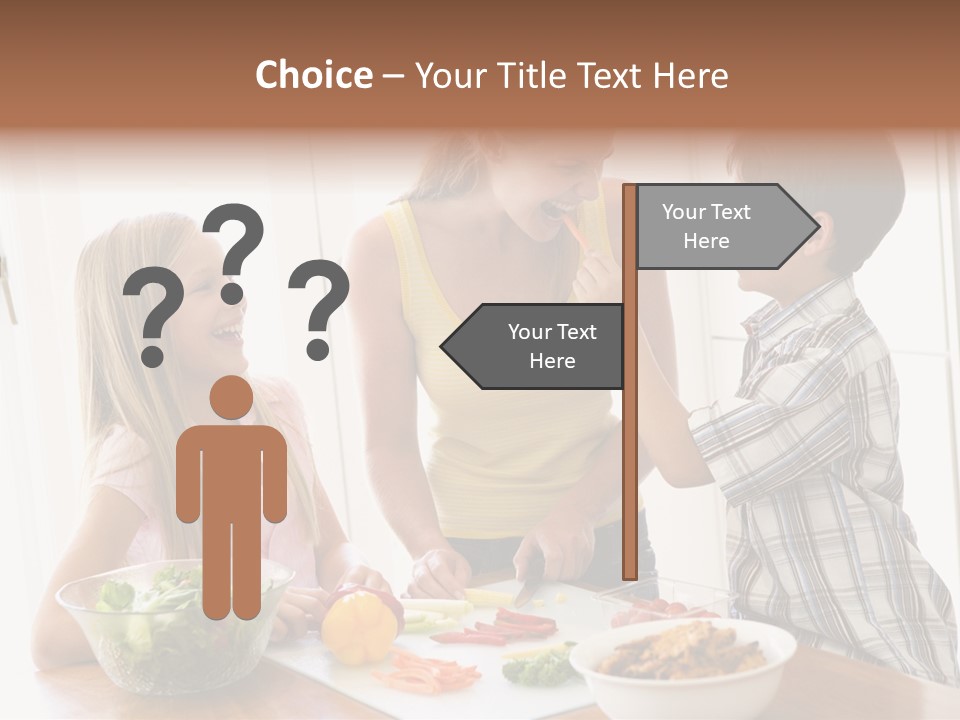 Enjoying Year Image PowerPoint Template