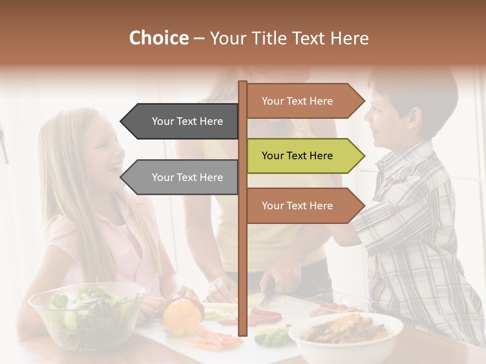 Enjoying Year Image PowerPoint Template