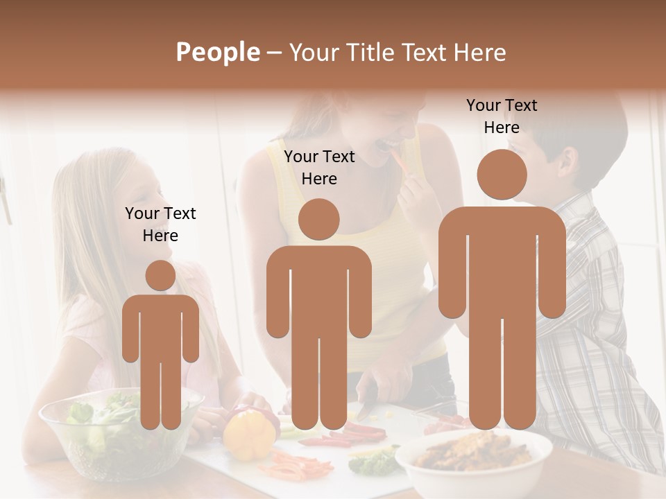 Enjoying Year Image PowerPoint Template