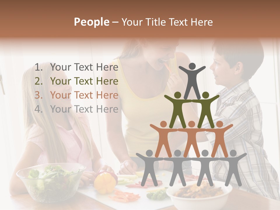 Enjoying Year Image PowerPoint Template