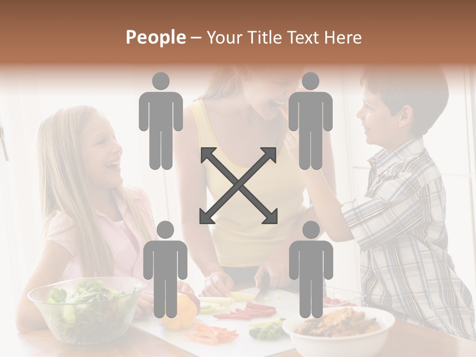 Enjoying Year Image PowerPoint Template