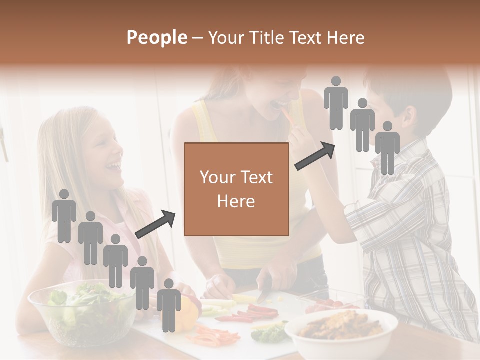 Enjoying Year Image PowerPoint Template