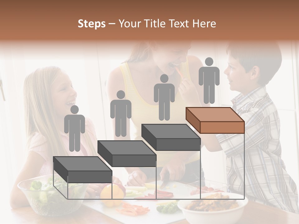 Enjoying Year Image PowerPoint Template