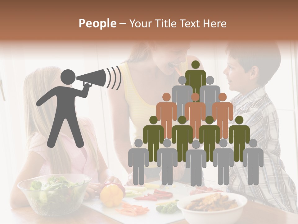 Enjoying Year Image PowerPoint Template