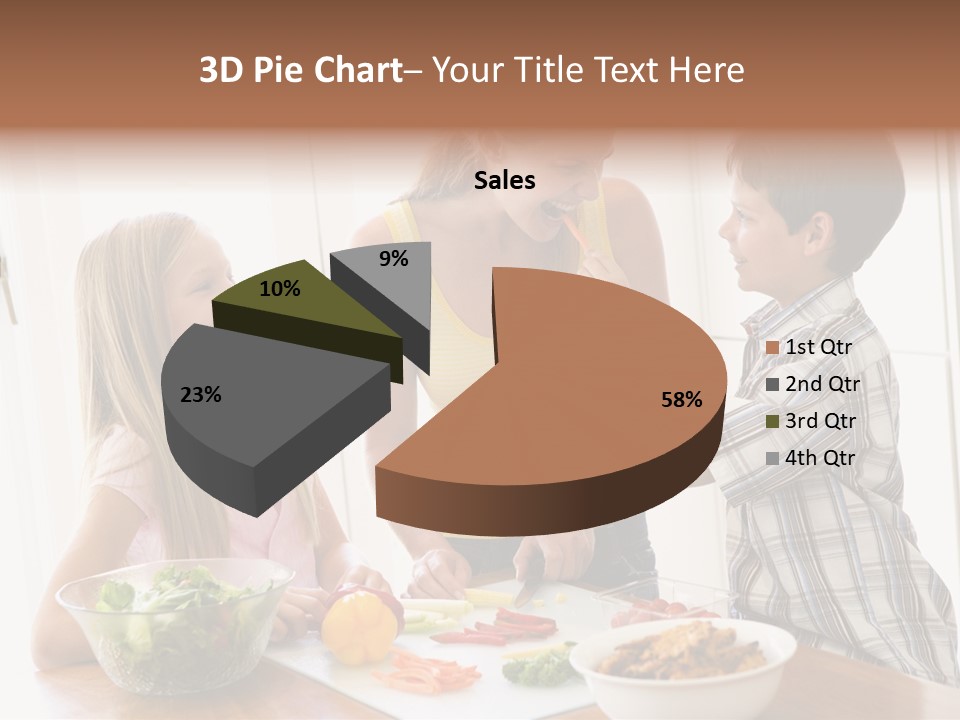Enjoying Year Image PowerPoint Template