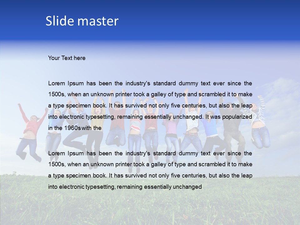 Room Corporate Chair PowerPoint Template