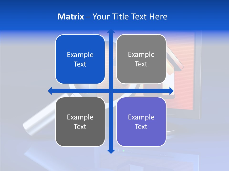 Magnifying-Gla Di Play Information PowerPoint Template