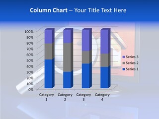 Magnifying-Gla Di Play Information PowerPoint Template