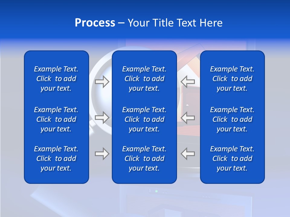 Magnifying-Gla Di Play Information PowerPoint Template