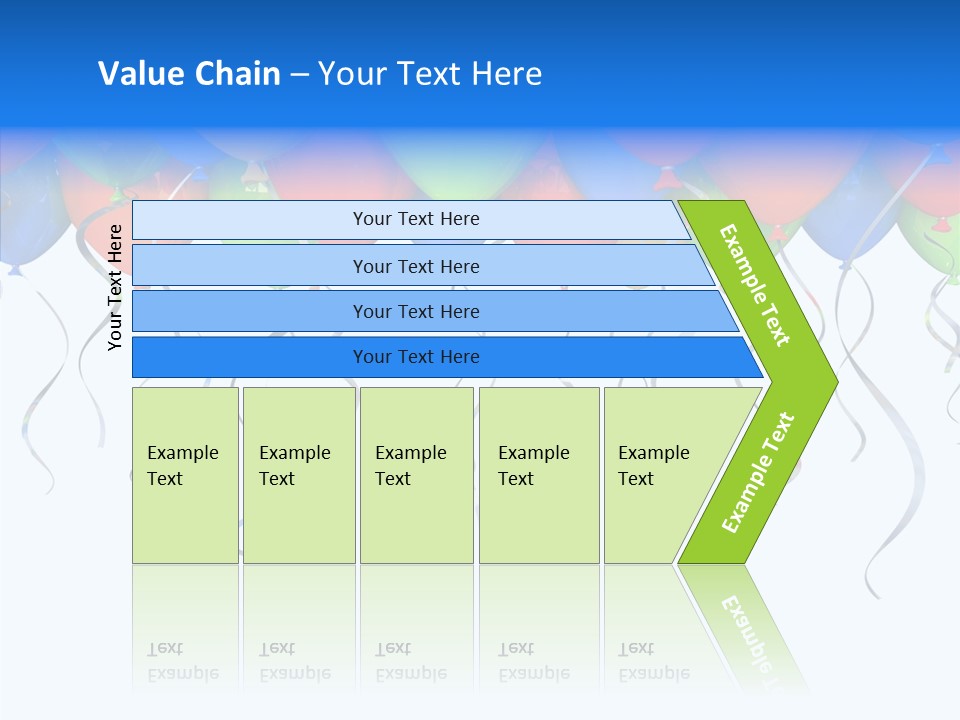 Float Circus Rainbow PowerPoint Template