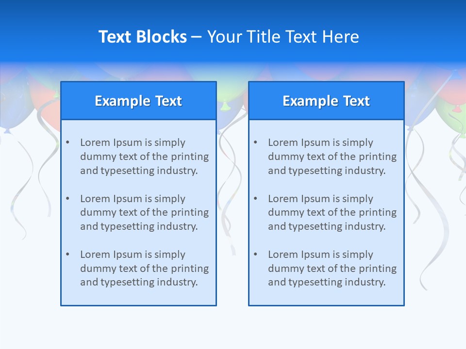Float Circus Rainbow PowerPoint Template
