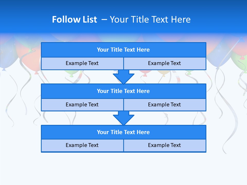 Float Circus Rainbow PowerPoint Template