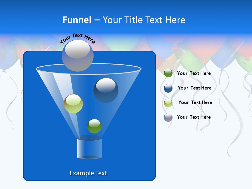 Float Circus Rainbow PowerPoint Template