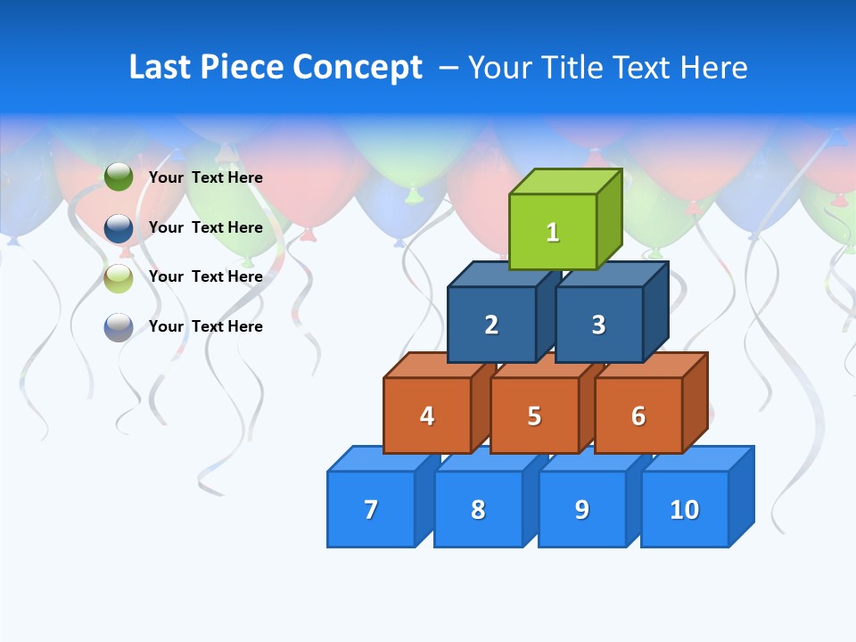 Float Circus Rainbow PowerPoint Template