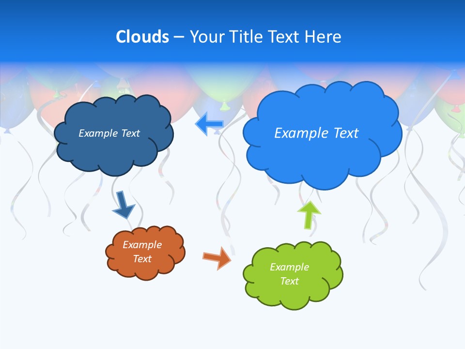 Float Circus Rainbow PowerPoint Template