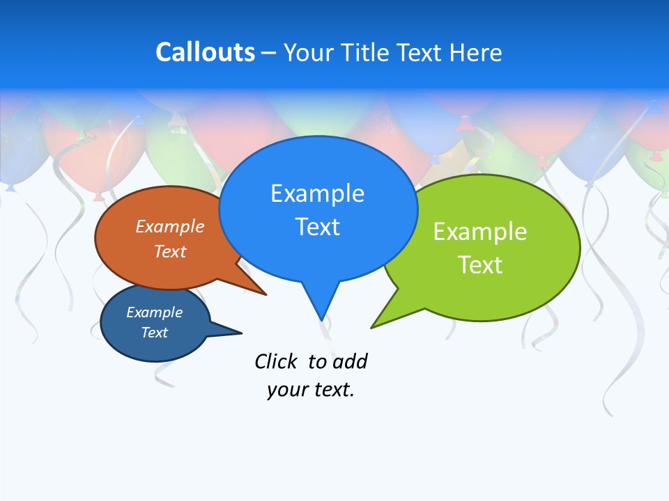 Float Circus Rainbow PowerPoint Template