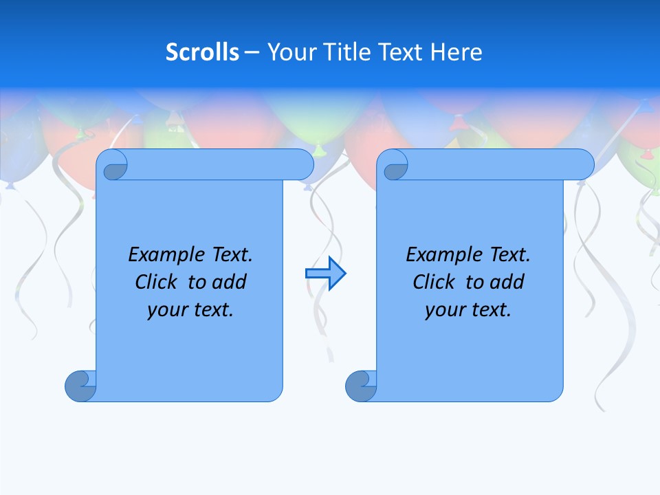 Float Circus Rainbow PowerPoint Template