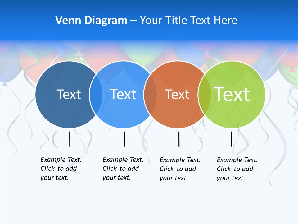 Float Circus Rainbow PowerPoint Template