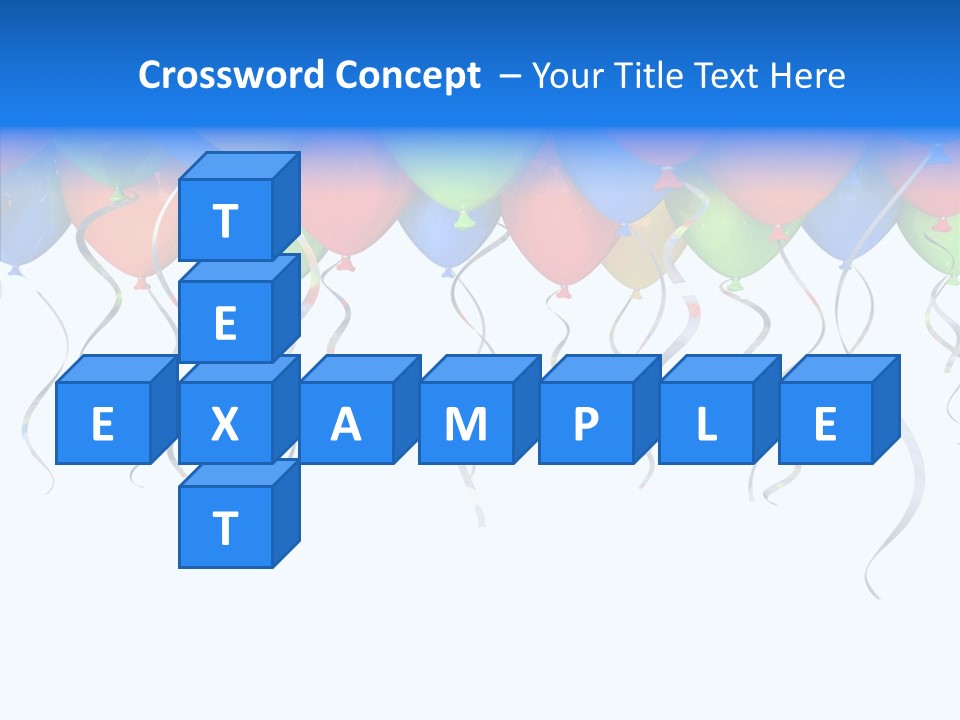 Float Circus Rainbow PowerPoint Template