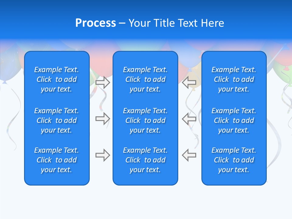 Float Circus Rainbow PowerPoint Template