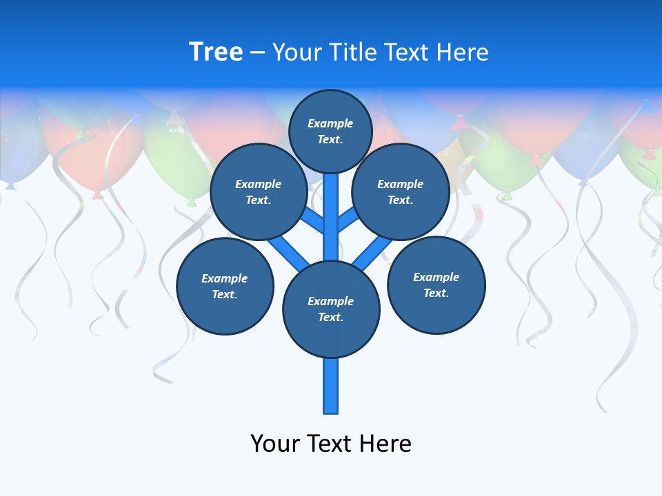 Float Circus Rainbow PowerPoint Template