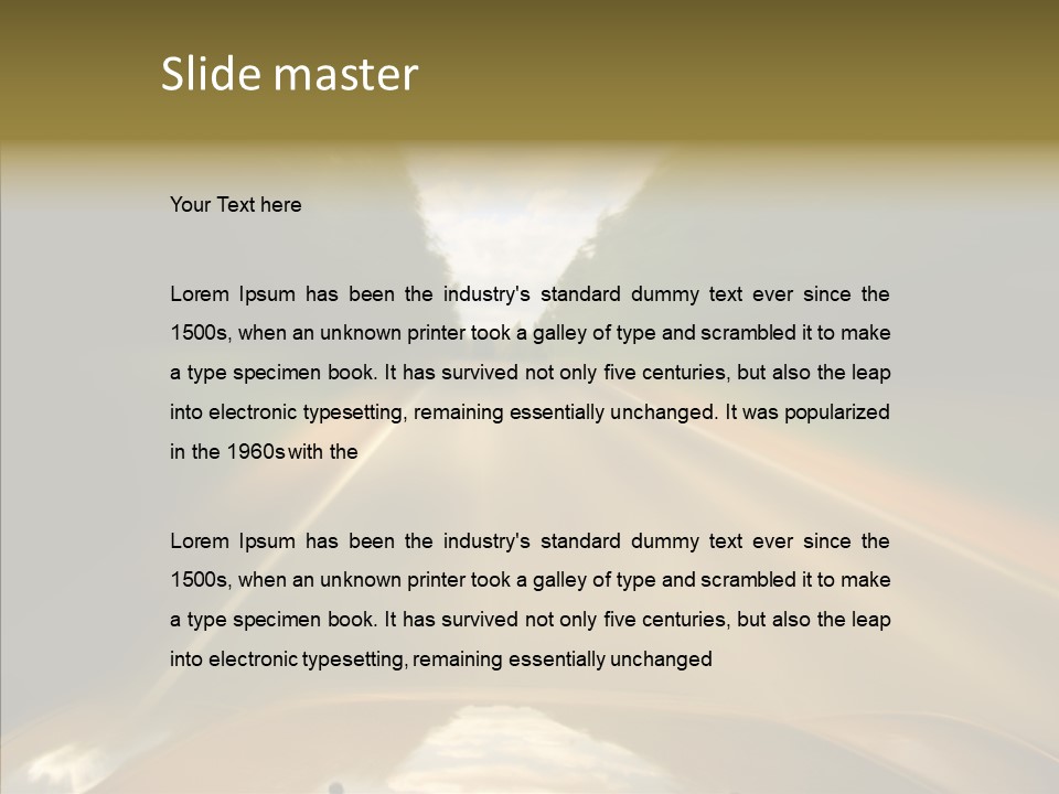 Paper Movement Motion PowerPoint Template