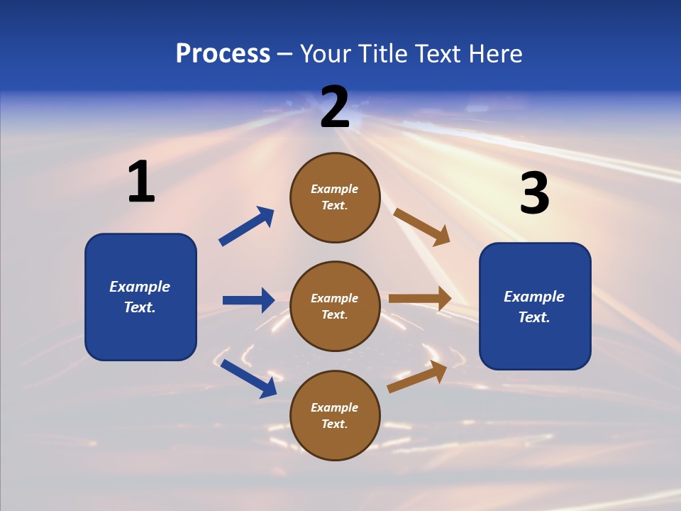 Futuristic Speedlight Accident PowerPoint Template