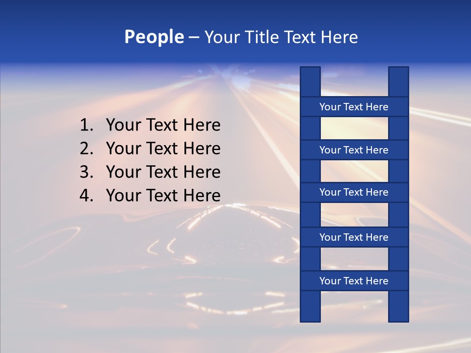 Futuristic Speedlight Accident PowerPoint Template