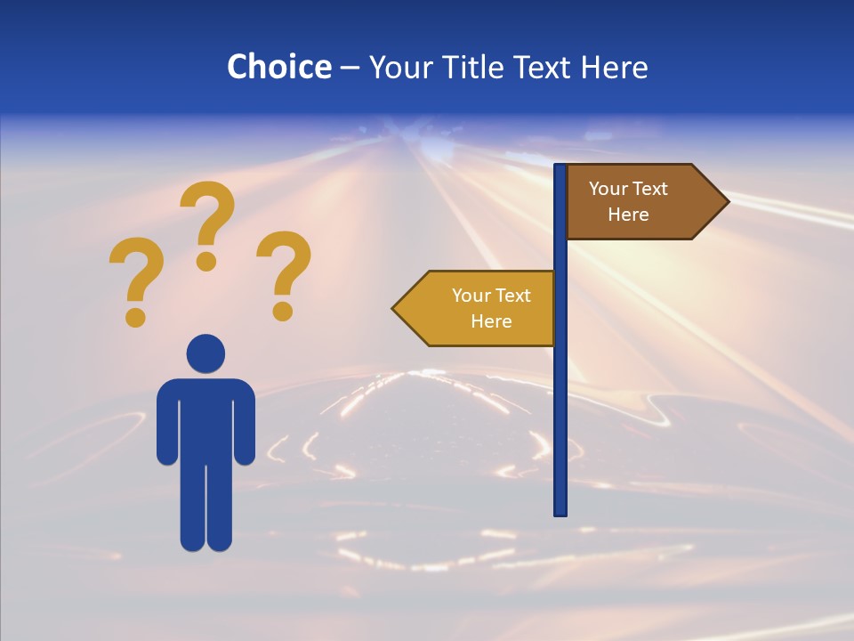 Futuristic Speedlight Accident PowerPoint Template