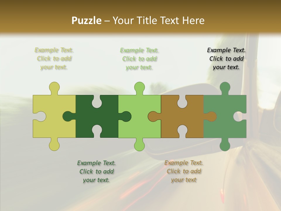 Accelerated Abstract Drive PowerPoint Template