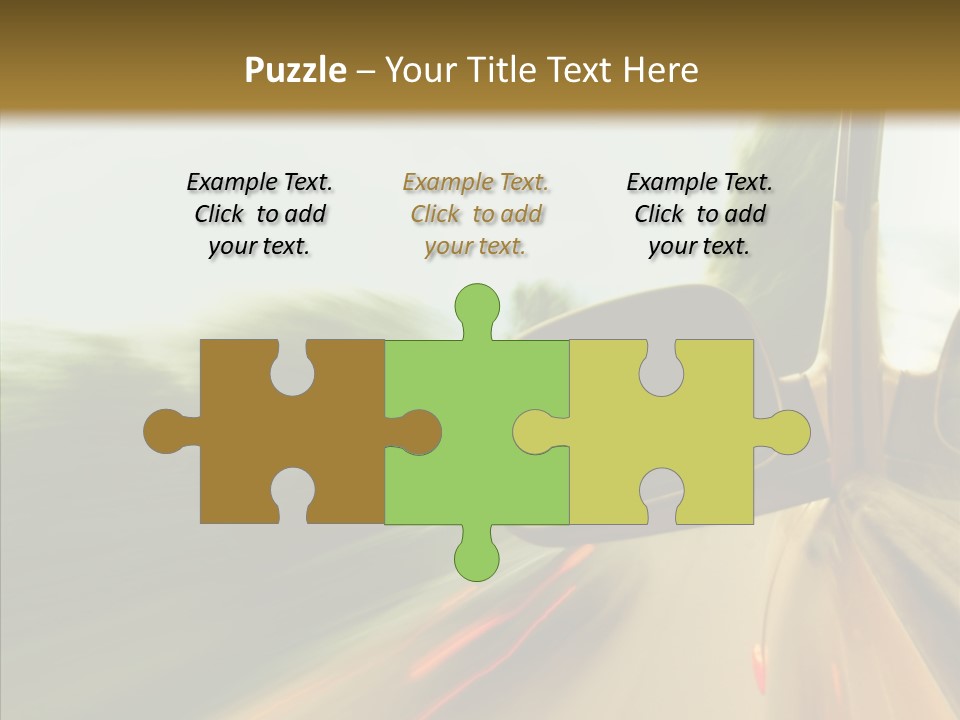 Accelerated Abstract Drive PowerPoint Template