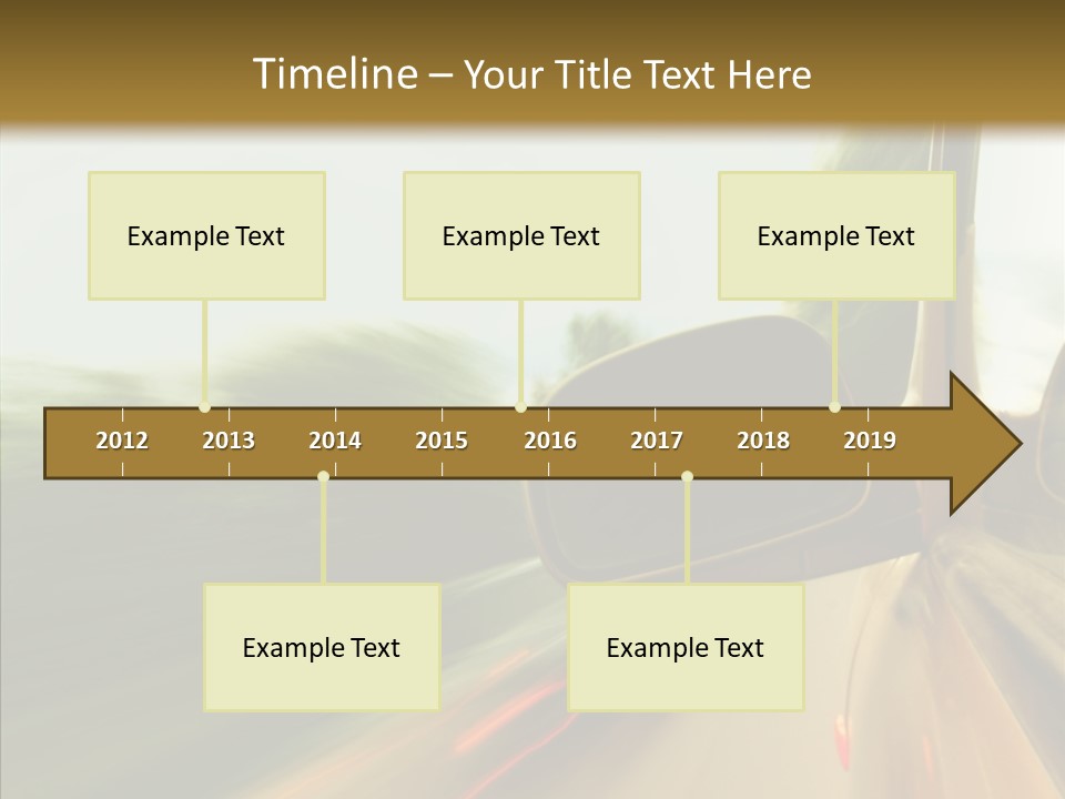 Accelerated Abstract Drive PowerPoint Template