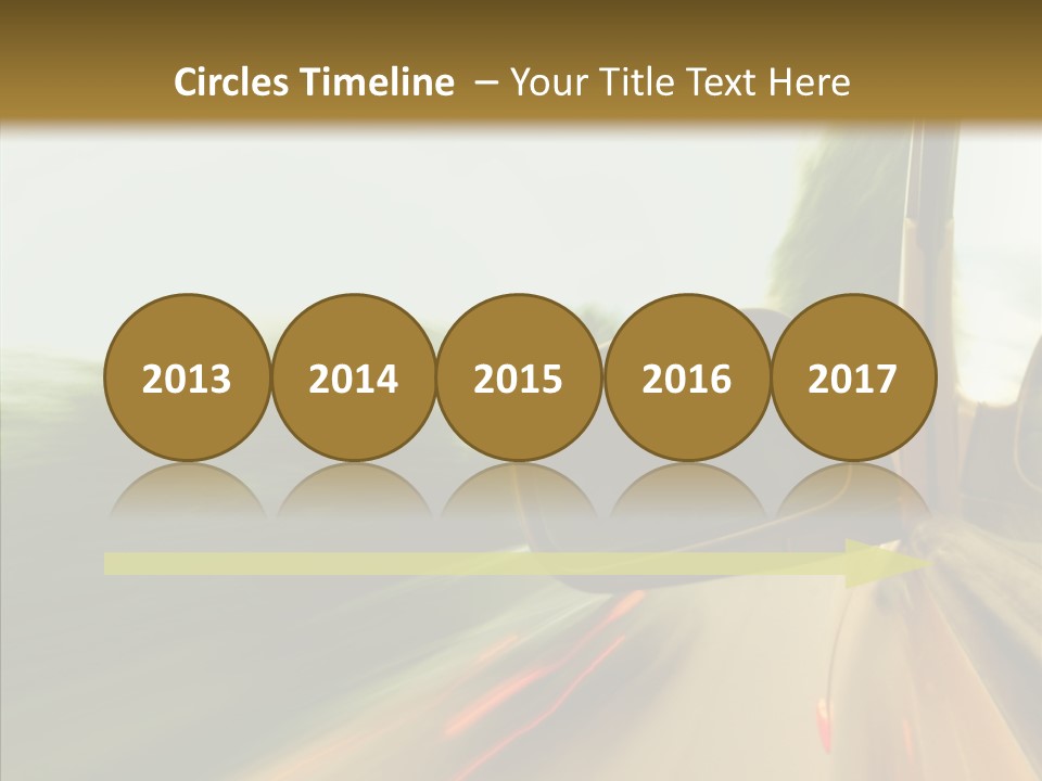 Accelerated Abstract Drive PowerPoint Template