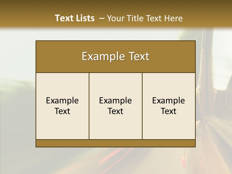 Accelerated Abstract Drive PowerPoint Template
