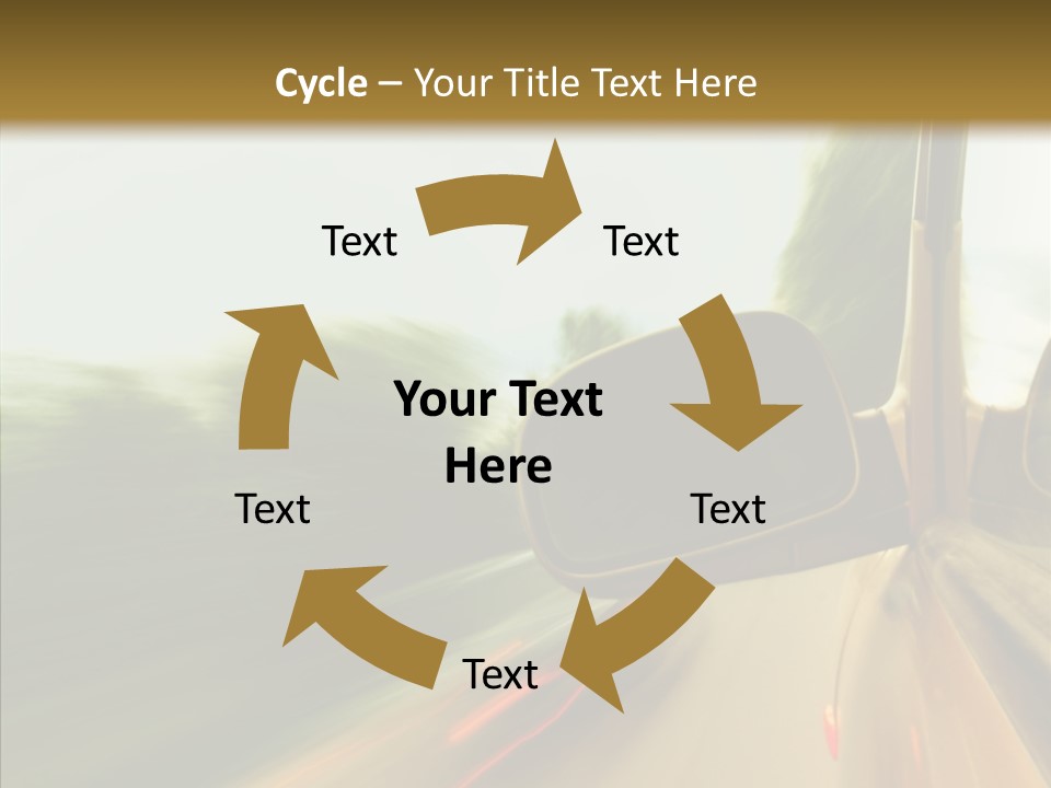 Accelerated Abstract Drive PowerPoint Template