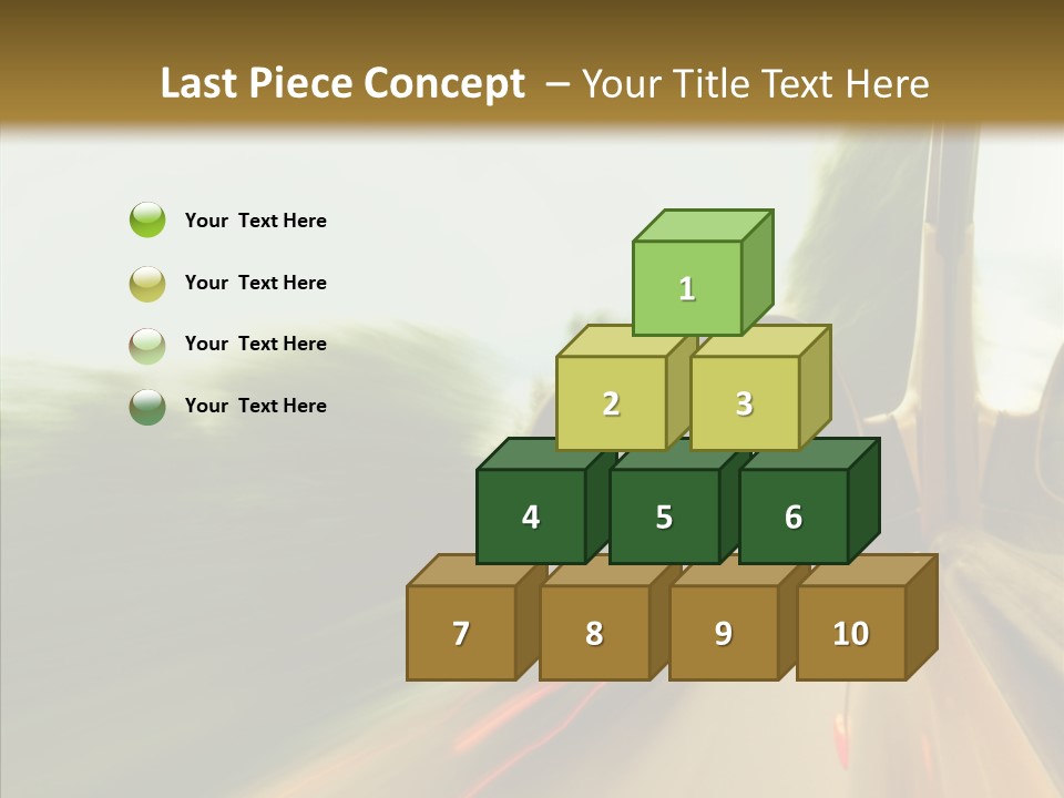Accelerated Abstract Drive PowerPoint Template