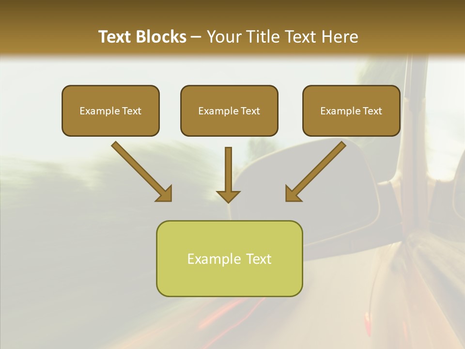 Accelerated Abstract Drive PowerPoint Template