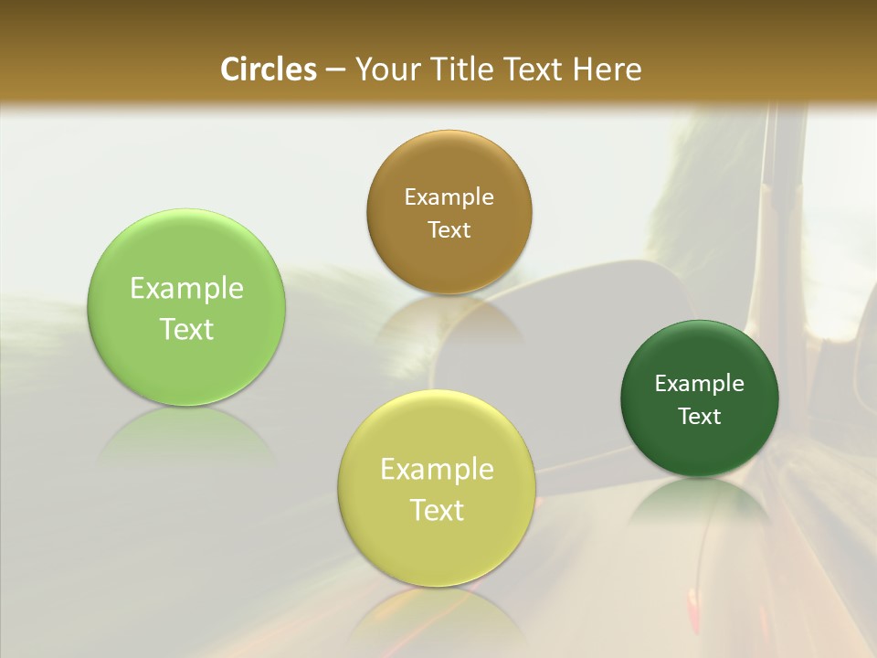 Accelerated Abstract Drive PowerPoint Template